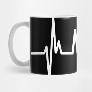 France Heartbeat Flag Mug